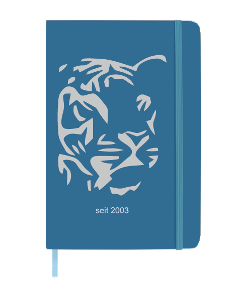 Notizbuch hellblau