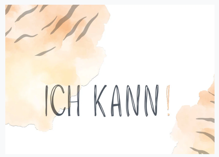 Postkarte - ICH KANN! - neu