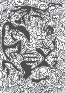 Postkarte "Mandala-Tiger"