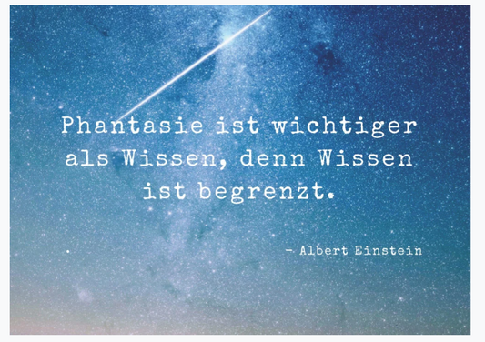 Postkarte - Einstein