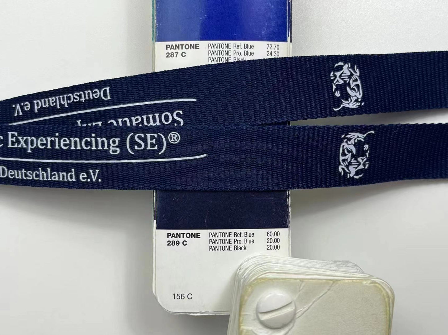Lanyard, Schlüsselband - dunkelblau