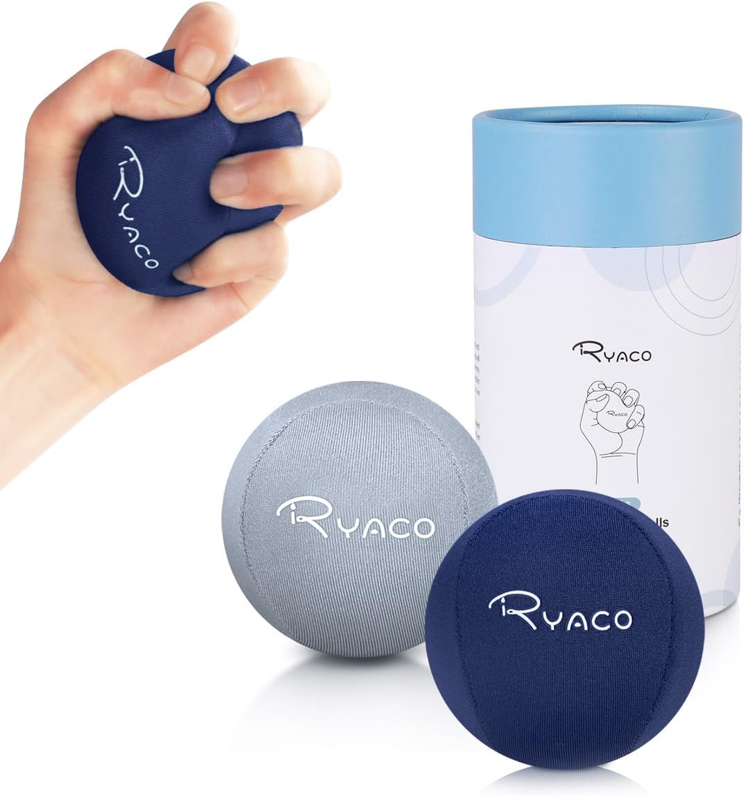 2 Stück Gel Stressball für Erwachsene - Antistressball Mit verschiedenen Stärken