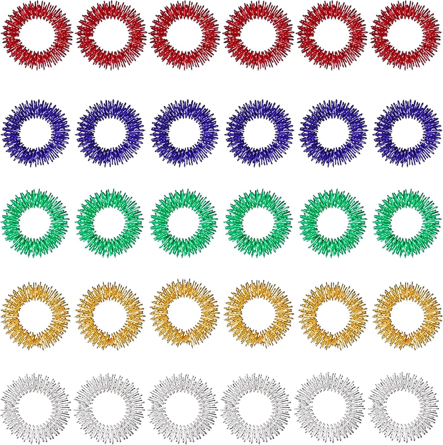 Sensorischer anti-Stress Akupressur Ring - zufällige Farbe