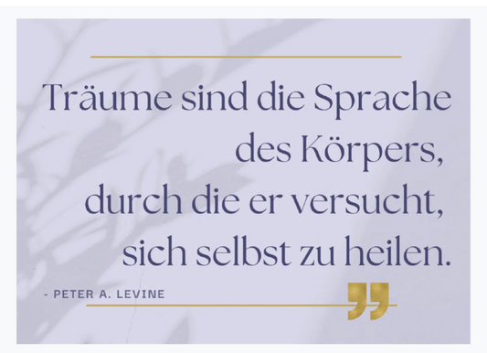 Postkarte - Zitat Träume