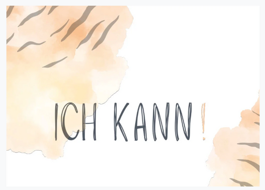 Postkarte - ICH KANN! - neu
